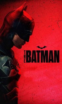 the dark knight rises movie poster with batman standing in front of a red background and black lettering