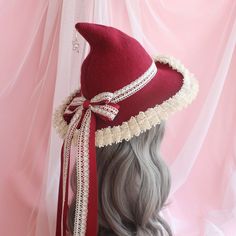 Price for a hat only. Red Witch Hat, White Witch Hat, Hat Cosplay, Red Witch, Magic Hat, Halloween Witch Hat, White Witch, Witch Costume, Ultraviolet Rays