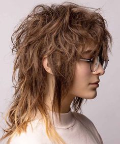 Edgy Shag Haircut, Punk Haircut, Older Hair, Shag Haircut Ideas, Curly Shag Haircut, Shag Hairstyles, Wild Hair