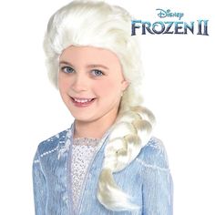 Elsa Wig - Frozen 2 | Party City Olaf Frozen Costume, Elsa Halloween, Elsa Halloween Costume, Elsa Wig, Elsa Frozen Costume, Blonde Halloween Costumes, Frozen 2 Elsa, Couple Halloween Costumes For Adults, Elsa Costume