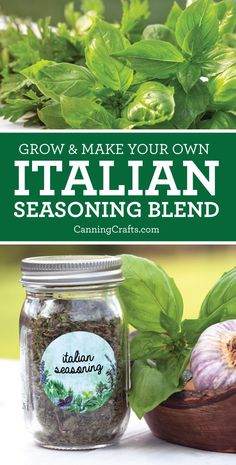 an italian seasoning blend with basil and garlic