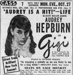 an old newspaper advertisement with a woman's face on the front and back page