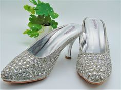 Silver Heels With Rhinestones For Reception, Silver Open Toe Heels For Reception, Festive High Heels For Wedding, Festive Wedding High Heels, Silver Wedding Shoes With Rhinestones For Reception, Bedazzled High Heel Wedding Heels, Silver Rhinestone Wedding Shoes For Reception, Festive Wedding Heels With Round Toe, Silver Glamorous Heels For Reception