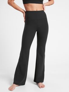 Elation Flare Pant | Athleta Flare Leg Pants, Pants Large, Cold Weather Outfits, Flare Leggings, Petite Size, Yoga Leggings, Flare Pants