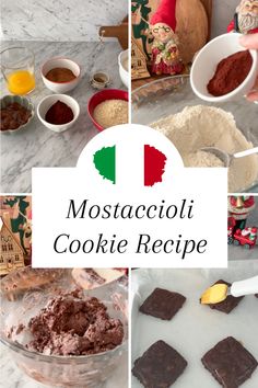 Italian mostaccioli cookies