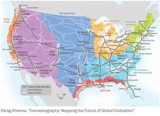 a map of the united states with roads