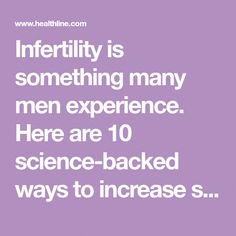 Infertility is something many men experience. Here are 10 science-backed ways to increase sperm count and enhance overall fertility in men. Prediabetic Diet, High Testosterone, Homemade Facial Mask, Sperm Count, Improve Fertility, Healthy Man, Boost Testosterone