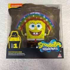 the spongebob squarepants action figure is in its package