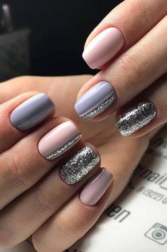 Short Nails Art, Christmas Nails Acrylic, Fall Nail Art, Gel Nail Art, Manicure E Pedicure, Nail Polishes, Ombre Nails, Trendy Nails, Winter Nails