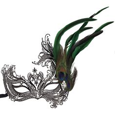 PRICES MAY VARY. Material: made of light weight Eco-friendly metal alloy,decorated with peacock feathers and shining rhinestones,No flaking of paint, no messy excess glue residue, and no discoloration Size: The Mask is about (W*H)20*30CM/7.8*11.8inch,one size suitable for most adults This Venetian style metal mask:Well-made with intricate design, sexy and mysterious.Very light weight to wear,Stand out with our amazing colors, you will definitely gets lots of attention Filigree metals are soft an Mask Rhinestone, Silver Masquerade Mask, Couples Masquerade Masks, School Performance, Masquerade Theme, Prom Costume, Lip Patch, Winter Ball, Metal Mask