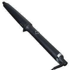 The Creative Curl Wand from GHD is the perfect tool to create tousled, beachy waves, that will maintain their shape all day long. Its barrel guarantees constant temperature along its length for healthy curls while its insulating tip provides support and safety during styling. features For beachy, natural-looking curls From round 28mm base to oval 23mm tip Helps create a wide range of glamourous curls and waves Cool tip  Optimum styling temperature of 185ºC Professional length swivel cord Ultra-zone™ technology Safety stand Universal voltage Automatic sleep mode  25s heat-up time 2 year waranty Ghd Creative Curl Wand, Curl Wand, Healthy Curls, Natural Looking Curls, Brazilian Bond Builder, Colour Touch Wella, Punky Color, Velcro Rollers, Hot Rollers Hair