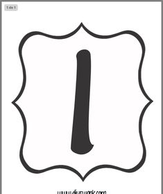 a black and white image of the letter i