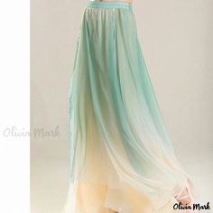 Olivia Mark - Classical Dance Costume with Flowy Chiffon Sleeves and Elegant Draping Classical Dance Costume, Skirt And Pants, Chiffon Sleeves, Classical Dance, Dance Costume, Green Skirt, Dance Costumes, Olivia Mark, Chiffon