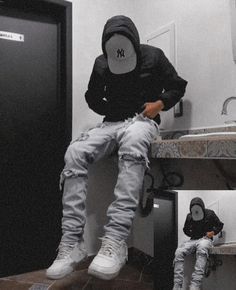 Men Thirst Trap Instagram Ideas, Gangster Boy, Us Drip, Mens Clothing Trends, Color Combos Outfit, Black Men Fashion Swag