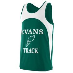 Green Moisture-wicking Sportswear Tank Top, Marathon Tee, White Highlights, Mens Lacrosse, Muscle T Shirts, Asics Women, Usa Outfit, Athletic Men, Team Wear