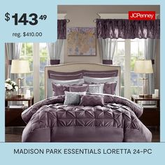 the madison park essentials lotta 24 - pc bedding set is $ 439 99