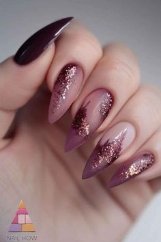 Burgundy Fall Nails Designs, Purple Autumn Nails, September Nails, Fall Nail Trends, Fall Nail Art Designs, Autumn Inspired, Her Nails, Trending Pins, Fall Nail Art