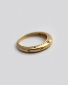 Engraved Wedding Rings, Engraved Ring, Jewelry By Material, Star Wedding, Solid Gold Rings, Star Ring, Gold Star, Engraved Rings