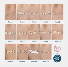 Sterling Silver Name Necklace, Name Necklaces, Gold Name Necklace, Silver Chain Style, Name Jewelry, Custom Name Necklace, Jewelry For Her, Necklace Personalized, Personalized Necklace