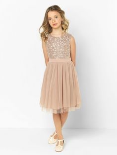 Champagne Party Dress, Maya Girl, Flower Girl Dresses Champagne, Flower Girls Dress, Girls Sequin Dress, Champagne Dress, Prom Girl Dresses, Girls Blue Dress