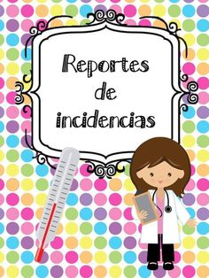 a woman with a stethoscope in her hand and the words reports de indidecias