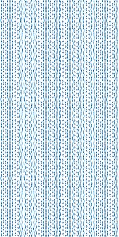 a blue and white striped background with wavy lines in the center, as well as small dots