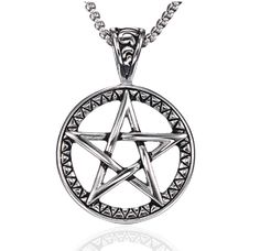 PRICES MAY VARY. Title: Blowin 35MM Vintage Stainless Steel Pentacle Pentagram Pendant Mens Witch Protection Star Amulet Necklace, 24 Inch Chain. Product Type: Departments > Men > Jewelry > Necklaces Witch Protection, Tattoo Reference, Pentagram Pendant, Talisman Pendant, Amulet Necklace, Mens Jewelry Necklace, Men Jewelry, Forearm Tattoo, Men Necklace