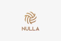 the logo for nulla, a brand that is designed to look like a bird's nest