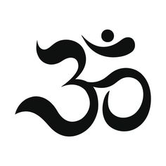 an omen symbol is shown in black on a white background