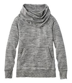 #LLBean: Bean's Cozy Pullover, Marled Tall Plus Size Fashion For Women, How To Have Style, Pullovers Outfit, Cowl Neck Sweatshirt, Cozy Tops, Pullover Outfit, Active Outfits, Cozy Pullover, Casual Weekend