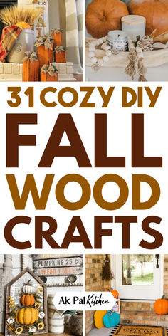 Fall wood crafts are perfect for adding a rustic touch to your fall home decor. Explore a variety of wood projects and DIY fall wood decor that bring the beauty of autumn indoor decor. From wooden pumpkin crafts to wood slice fall decor, wooden leaf decorations, or stunning fall wood signs to celebrate the season. Try your hand at harvesting wood decorations or cozy woodsy fall decorations. Discover farmhouse fall crafts and wooden scarecrow projects to elevate your holiday home decor. Scrap Wood Fall Crafts Diy, Rustic Fall Diy Decor, Fall Wood Pumpkins Diy, New Fall Crafts, Cnc Fall Projects, Diy Wooden Yard Decor, Fall Crafts Wood, Wooden Thanksgiving Decorations