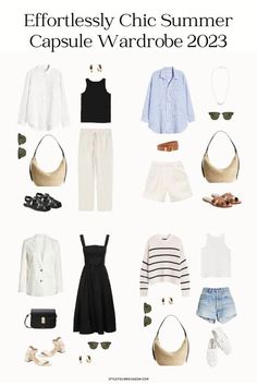 Capri Summer Outfits, Miami Capsule Wardrobe, Summer Wardrobe 2023, Effortless Summer Outfits, Wardrobe Checklist, Capsule Wardrobe Checklist, Neutral Capsule Wardrobe, Spring Summer Capsule Wardrobe