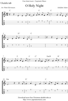 Ukulele Sheet Music, Learning Ukulele