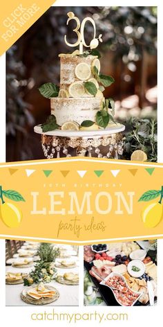 lemon themed party ideas for any type of celebration