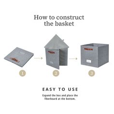 the instructions for how to construct an origami house