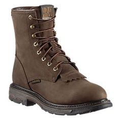 Ariat Workhog H2O Waterproof Work Boots for Men - Oily Distressed Brown - 14M Mens Work Boots, Work Boots For Men, Composite Toe Work Boots, Ariat Boots, Leather Cuts, Work Boots Men, Boots For Men, Mens Shoes Boots, Goodyear Welt