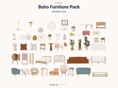 the boho furniture pack is available for purchase