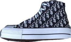 Converse White Sneakers, White High Top Converse, I Have Money, White High Tops, Black Converse, Converse Sneakers, Converse High Tops, Custom Shoes, Cute Shoes