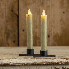 Primitive Moving Flame Taper Candles On Off Button, Felt Leaves, Fire Hazard, Battery Operated Candles, Green Candle, Candle Rings, Romantic Atmosphere, Candle Flames, Batteries Not Included