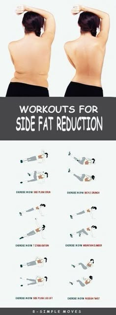 Side Fat Reduction Workout Fat Reduction Exercise, Yoga Girls, Side Fat, Trening Fitness, Fat Reduction, Trening Abs, Get In Shape