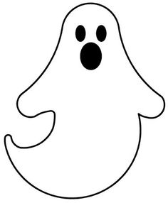 a black and white drawing of a ghost