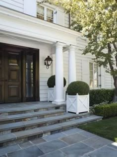 door steps ideas entrance decor Bluestone Porch, American Country House, Door Stairs, درج السلم, Front Stoop