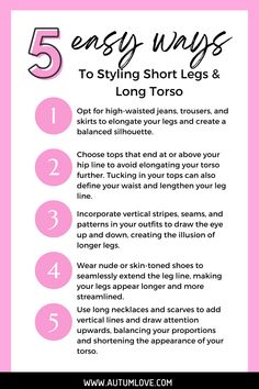 Styling Tips for Short Legs and Long Torso Body Type | A Comprehensive Guide — Autum Love Ankle Straps