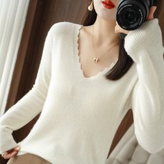 Shipping: Worldwide Express Shipping AvailableDelivery time: 7-15Days Fast ShippingReturns: Fast refund, 100% Money Back Guarantee. Hot Style, Lace Sweater, Fleece Sweater, New Set, Sweaters For Women, Money, Collar, Lace, Long Sleeve