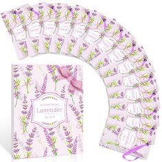 PRICES MAY VARY. 14 Sets of Lavender Flavour Hangable Sachets bag Weight: 10 g (0.35oz )/Pack Simple design, generous indoor scented sachets, for your home to create a romantic atmosphere, a variety of fragrance, bringing a touch of fragrance. Drawer Sachet and Closet Scent Sachet: Better uses for closets, drawers, pillows, suitcase, and storage, gym bags, cars, bins or hanging in wardrobes. Home fragrance sachets gift set has a delightful scent. Lavender is a fine goods as well. Lavender closet