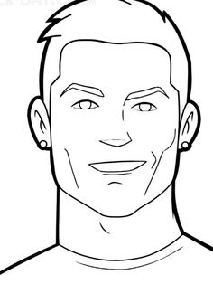 Ronaldo Cristiano Ronaldo Pencil Drawing, How To Draw Cristiano Ronaldo, Ronaldo Face Drawing, Cr7 Drawing Easy, Ronaldo Sketch Pencil, Ronaldo Cristiano Drawing, How To Draw Ronaldo, Neymar Drawing Easy, Messi Drawing Sketches