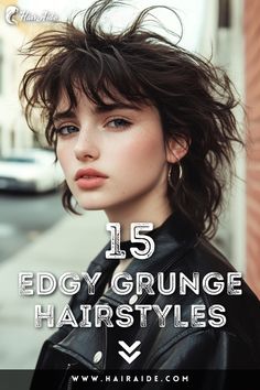 Stay effortlessly cool with grunge hairstyles that combine volume and texture for a bold look.