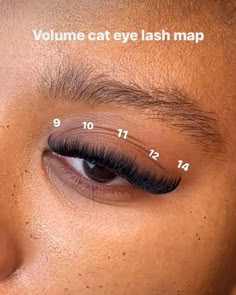 Lash extensions, cat eye, volume, hybrid Light Wispy Hybrid Lash Extensions, How To Hybrid Lash Extensions, Lashes For Cat Eye, 10mm Lash Extensions, Lash Map Cat Eye Volume, Lash Extensions For Beginners, Cat Eye Lashes Mapping, Cat Lashes Extensions