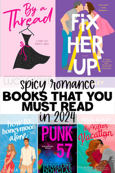 some books that are all in different colors and font styles, with the title text below them