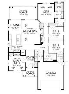 the floor plan for this house